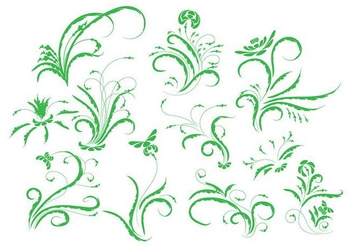 Free Vintage Floral Ornament Vector - бесплатный vector #385403